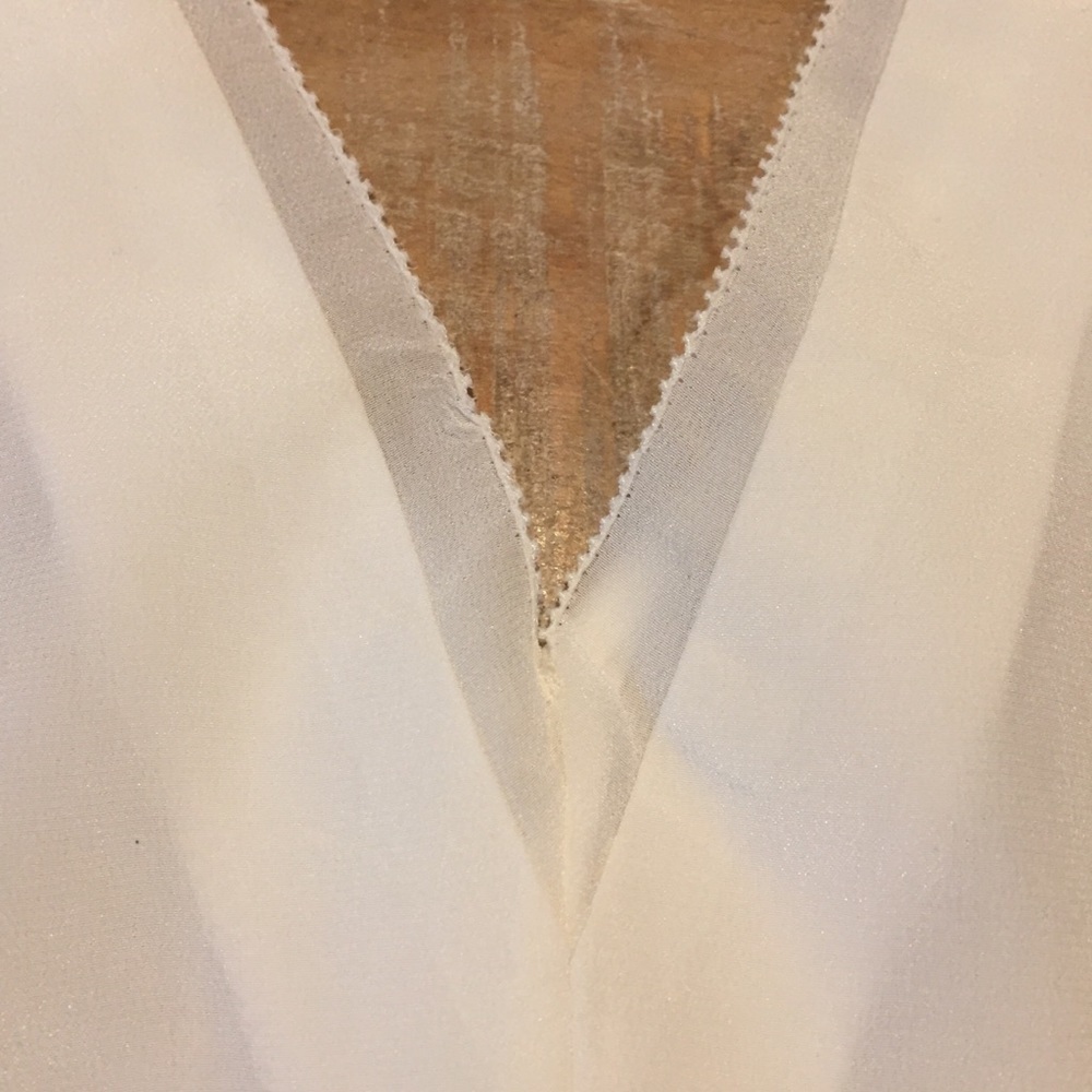 NWT Tart Collections Olivia Silk Tank XS White - Picture 4 of 6